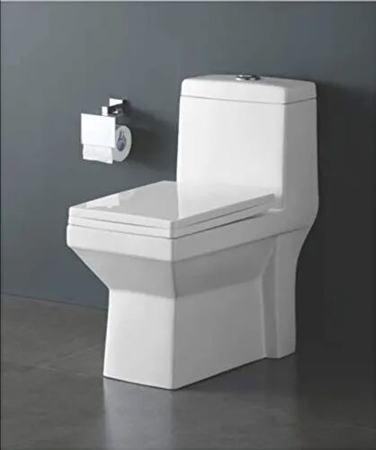 Ceramic Western Commode, For Home Hotel, Color : White