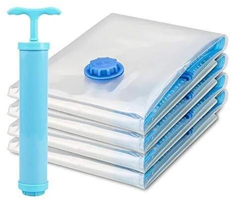 PVC Vacuum Storage Bag, Color : White
