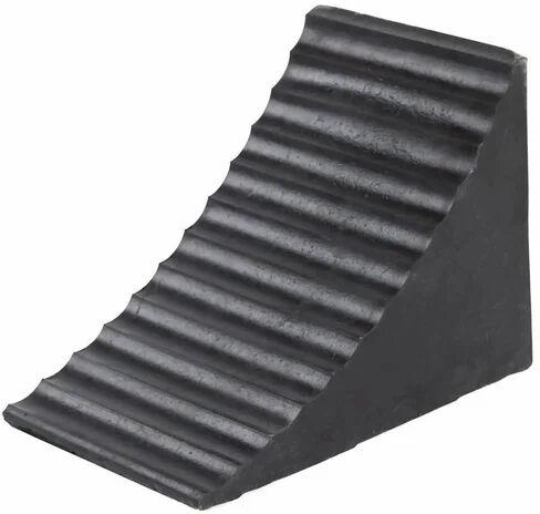 Triangle Rubber Wheel Chock, Color : Black