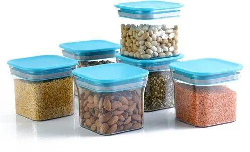 Plain Kitchen Containers, Shape : Square