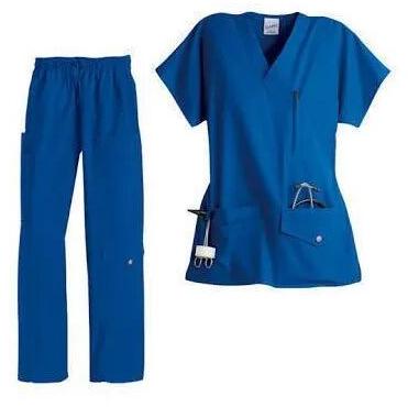 Pure Cotton Hospital Surgical Uniform, Size : All