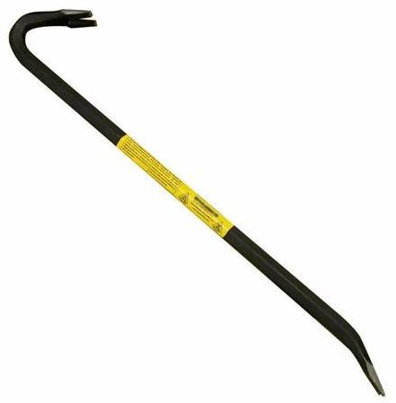 Yellow Black Steel Crowbar