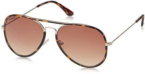 Fastrack Aviator Womens Sunglasses, Size : Lens Width - 57 Mm, Nose-bridge: 13 Mm, Temple Length: 138 Mm