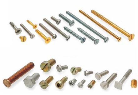 Brass Screw, Color : Nickel, Zinc