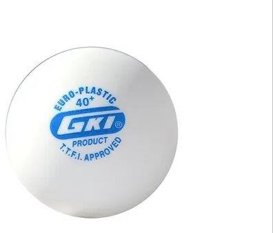 Plastic Table Tennis Ball, Color : White