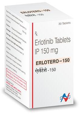 Erlotero Erlotinib Tablets, Packaging Type : Box