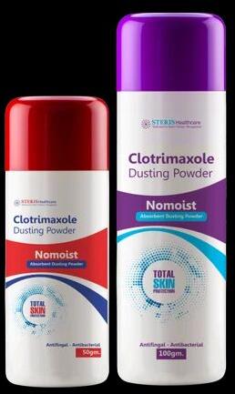 NOMIST 100 Clotrimazole Dusting Powder, Packaging Size : 10X06 TABS