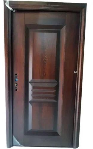 UPVC Hinged Door, Frame Color : Brown