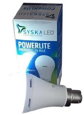 Syska 50 Hz Emergency LED Bulb, Lighting Color : Cool Daylight