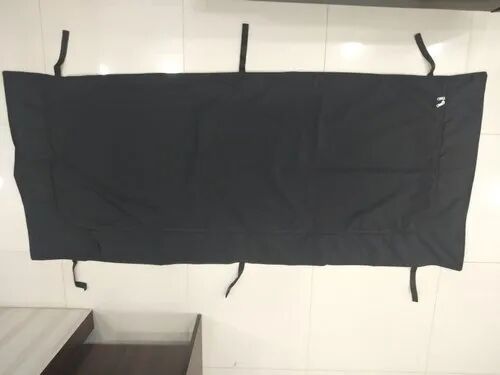 Laminated Non Woven HDPE Dead Body Bag, Color : Black