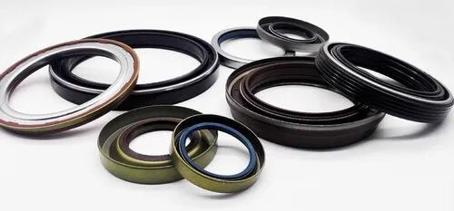 Rubber Oil Seal, For Hydraulic, Color : Black