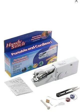 Handheld Sewing Machine, Color : White