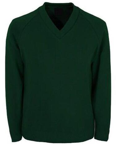 Plain School Uniform Pullovers, Color : Green