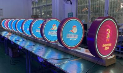 NSE Double Sided Waterproof Outdoor P8 Circle LED Display