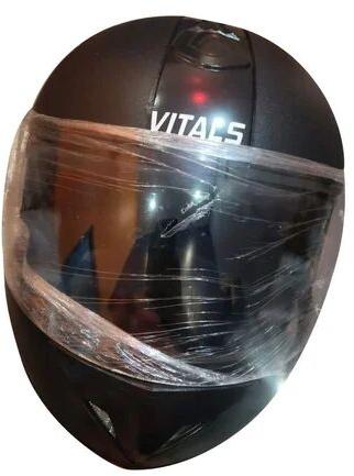 Black Plastic Full Face Bike Helmet, Size : Xl