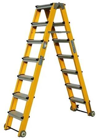 FRP Steps Ladder, Color : Yellow