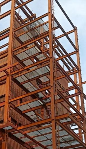 Black Rectangular Metal Heavy Structure Fabrication, For Industrial Use, Certification : Isi Certified