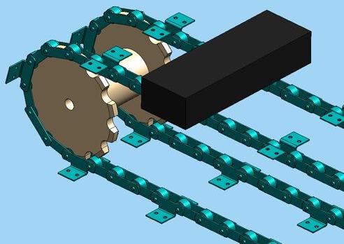 Rebell Mild Steel Conveyor Chains