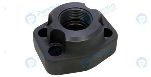 Black MS Bsp Threaded Flange, Packaging Type : Box