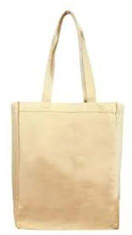 Atharva Cotton Plain Ecofriendly Canvas Bag, Style : Handled