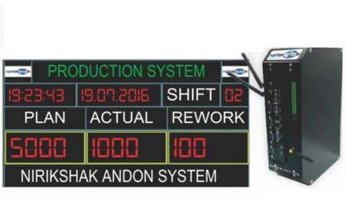50 Hz Production Monitoring Display System, Voltage : 110-120 V AC