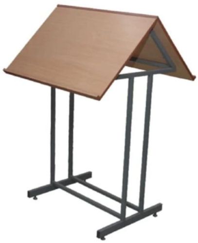 Brown Wooden News Paper Reading Stand