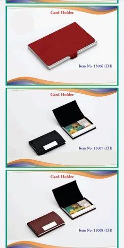 Rectangle Stainless Steel Promotional Visiting Card Holder, Size : 3.7 Inch * 2.3 Inch