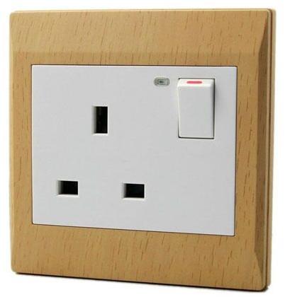 Plastic Wall Switch Board, Color : White