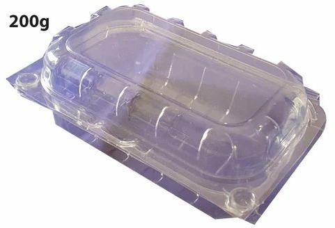 200g Flat Strawberry Plastic Punnet, For Fruit Packaging