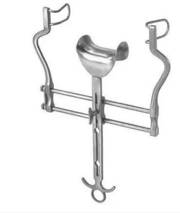 Manual 410 Polished Metal Abdominal Retractor, For Gynecology Surgery, Packaging Type : Plastic Bag