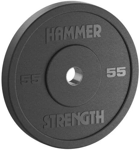 Round Rubber Bumper Weight Plates, Color : Black