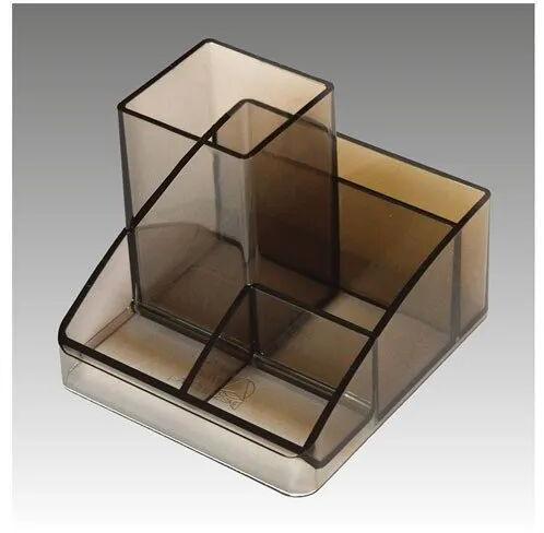 Plastic Platinum Pen Stand, For Office