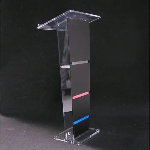 Acrylic Podiums Lecture Stands, Color : Clear/transparent