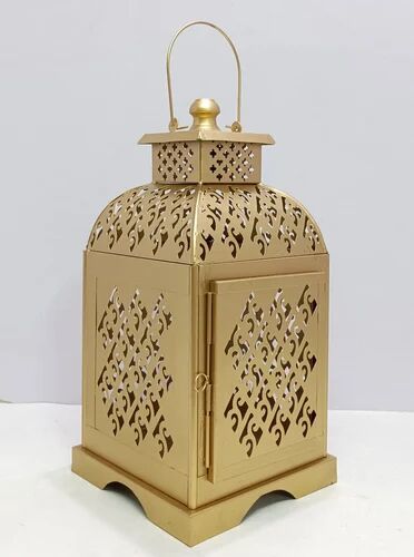 Brass Lantern, Color : Golden