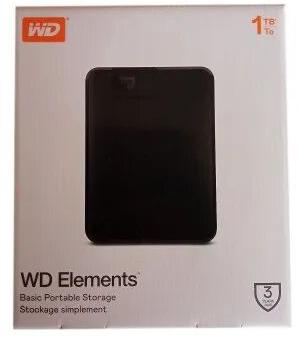Wd External Hard Drive, Storage Capacity : 1TB