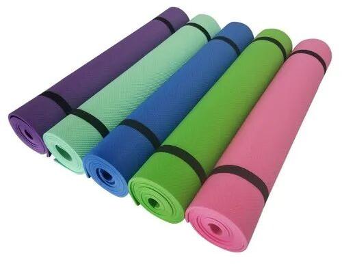 Blue EVA Rubber Yoga Mat