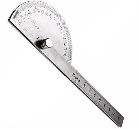 Angle Protractor, Color : Metallic