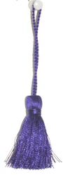 Silk Mini Tassel, For Kurti, Color : Purple