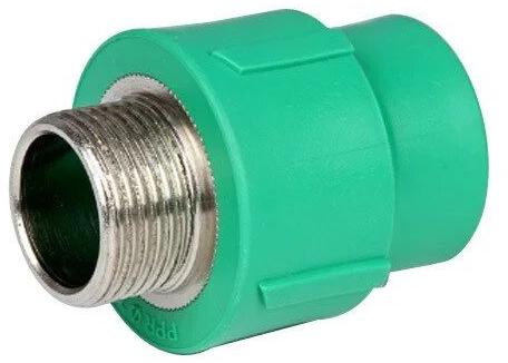 PPR Reducer Male Threaded Socket, Color : GREEN