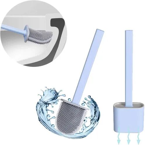 190 Gm Silicon Toilet Brush, Packaging Type : BOX
