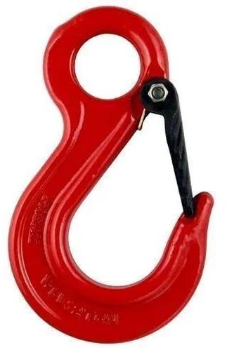 Damar Smooth Steel Eye Sling Hook, Color : Red