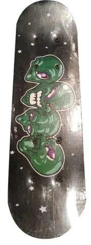 Printed Paint Coated Wooden Skateboard, Size : Large