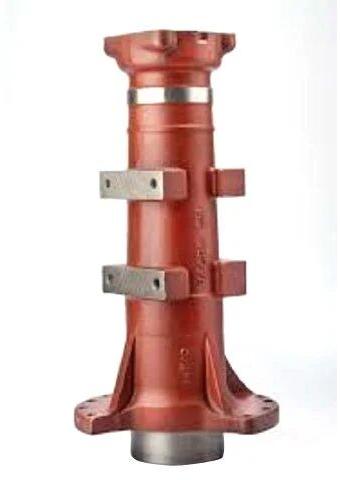 Round Cast Iron Tractor Trumpet Housing, Color : Red