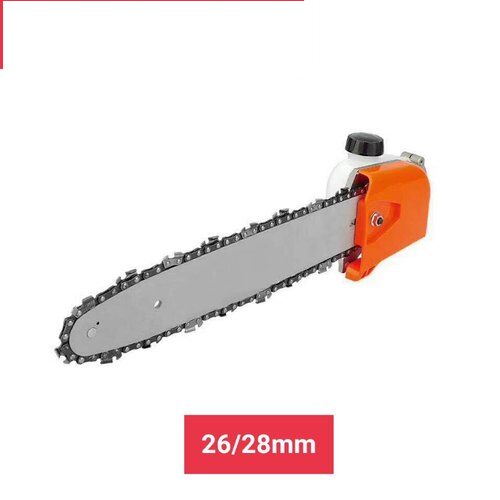 Aluminium Brush Cutter Chainsaw Attachment, Color : Silver