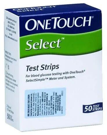 One Touch Sugar Test Strip