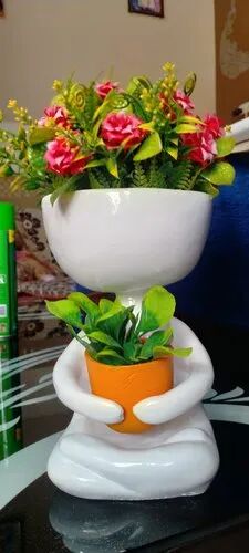 Resin Decorative Planter, Packaging Type : Box