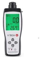 V TECH Black Grey Battery Ammonia Gas Detector, Display Type : Digital