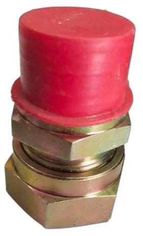 Brass Threaded Connector, Color : Red Golden