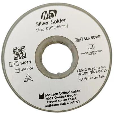 Orthodontic Silver Solder