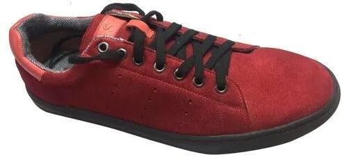 Pure Leather Lace Up Casual Shoes, Size : 6-11 Inch